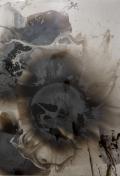 Arin Dwihartanto Sunaryo, Unstable Ground (break open), 2014, Volcanic Ash, Pigmented Resin mounted on wooden panel, 177 x 122 cm | 69.69 x 48.03 in, # SUNA0004 