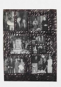 Thomas Hirschhorn, Pleins, from the series: noir et blanc, 1990, paper, printed material, marker, tape, 29,5 x 22 cm | 11.61 x 8.66 in, HIRS0444 