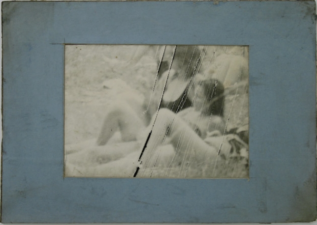 Miroslav Tichý, Untitled (MT-Inv-No. 4/6/5), ca 1950s-1980s, B/W photograph; artist´s frame 21,3 x 30,3 cm | 8.39 x 11.93 in, framed 59,5 x 46 x 3,5 cm | 23.43 x 18.11 x 1.38 in 