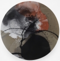 Arin Dwihartanto Sunaryo, Equator, 2015, Pigmented resin, volcanic ash and iron / copper powder, mounted on plexeglass panel, 145 cm diameter, SUNA0021 