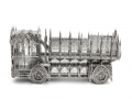 Wim Delvoye, Dump Truck, 2012, Laser-cut Stainless Steel, 56 x 100 x 38 cm | 22.05 x 39.37 x 14.96 in # DELV0036 