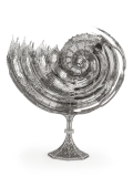 Wim Delvoye, Nautilus, 2012, Laser-cut Stainless Steel, 103 x 97,5 x 50 cm | 40.55 x 38.39 x 19.69 in # DELV0040 