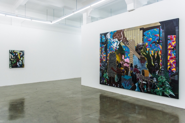 Installation view | Rodel Tapaya | Diamond in the Distance | ARNDT Singapore | 2015 