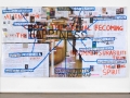 Thomas Hirschhorn, Spinoza Map, 2007, cardboard, sheet of paper, plastic foil, transparent adhesive tape, prints, felt pen, highlighter, 240 x 429 cm /94,49 x 168,9 in, HIRS0425 