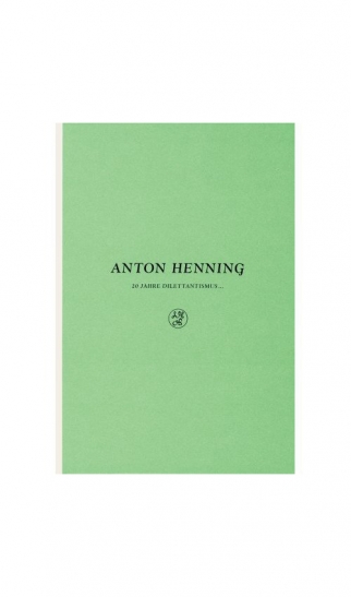 This book was published on occasion of a solo exhibition of Anton Henning at Arndt & Partner Berlin 2008, Publisher: Richter Verlag, Düsseldorf, 2008, Language: German / English, With a text by Joerg Bader , ISBN: 978-3-937572-90-1 