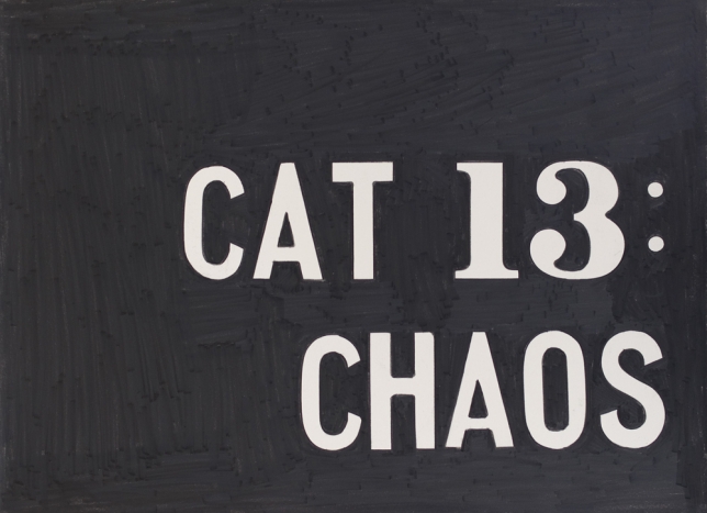 Marcel van Eeden, CAT 13: Chaos, 2012 , nero pencil on hand-made paper, part 1/6 , 28 x 38 cm | 11.02 x 14.96 in , # EEDE0002-1 