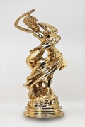 Wim Delvoye, Daphne & Chloë (Clockwise), 2010, Polished bronze, Ø 85 cm | 33.46 in | hight 165 cm | 64.96 in, Unique, DELV0010 