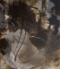 Arin Dwihartanto Sunaryo, Darkhejoin, 2015, Pigmented resin and volcani ash on plexiglass panel, 179 × 154 × 4 cm, SUNA0017 