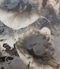 Arin Dwihartanto Sunaryo, Sloe, 2015, Pigmented resin and volcanic ash on plexiglass panel, 179 × 154 × 4 cm, SUNA0019 