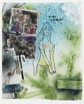 Douglas Kolk, I’m going to beauty wood, 2008, mixed media on paper, 230 x 188 cm | 90.55 x 74.02 in 
