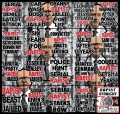Gilbert & George, RAPIST STRAIGHT, From: London Pictures, 2011, 20 panels, 302 x 317 cm | 118.9 x 124.8 in, # GILB0137 