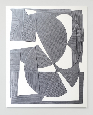 Amir Nikravan, Mask III, 2015, Acrylic on Fabric over Aluminum, 152,4 × 121,92 cm, NIKR0015 