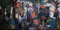 Rodel Tapaya, Modern Captives, 2013, Acrylic on Canvas, 182,88 x 365,76 cm | 72 x 144 in # TAPA0011 