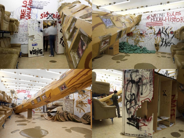 Thomas Hirschhorn “Stand-alone” solo exhibition at Arndt & Partner, Berlin 2007 