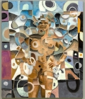 Anton Henning, Strandläufer No. 3 (kurvistisch) (AH 2011-013), 2010, Öl auf Leinwand | oil on canvas, 188,6 x 157,3 cm | 74.25 x 61.93 in, HENN0342