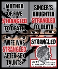 Gilbert & George, STRANGLED, From: London Pictures, 2011, 4 panels, 151 x 127 cm | 59.45 x 50 in, # GILB0140 